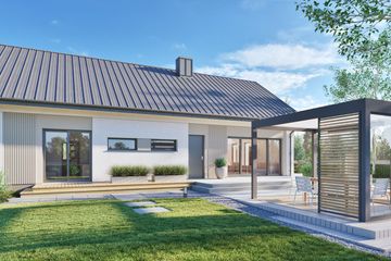  Projekt domu Domena 165 C (WRW1402) - projekt domu parterowego - Zdjęcie 4