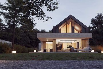  Projekt domu Lykke (POZ1006) - projekt domu parterowego z poddaszem - Zdjęcie 9