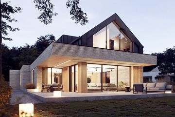  Projekt domu Lykke (POZ1006) - projekt domu parterowego z poddaszem - Zdjęcie 1