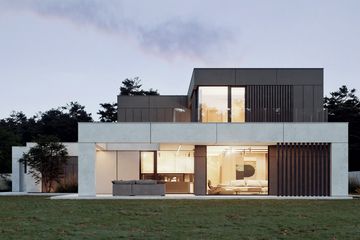  Projekt domu Symetra (POZ1011) - projekt domu z pełnym piętrem - Zdjęcie 1