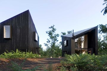  Projekt domu letniskowego Dom Axon (POZ1001) - projekt domu letniskowego z pełnym piętrem - Zdjęcie 2