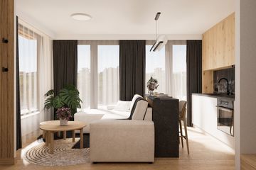  Projekt domu Stodoła mini drewniana (KDX1033) - projekt domu parterowego z poddaszem - Zdjęcie 10