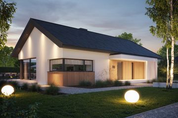  Projekt domu NewHouse 763 (KRZ1130) - projekt domu parterowego - Zdjęcie 1