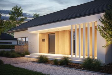  Projekt domu NewHouse 763 (KRZ1130) - projekt domu parterowego - Zdjęcie 5