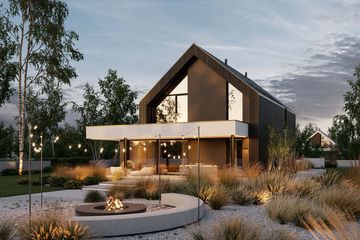  Projekt domu HomeKoncept 134 (KRX1284) - projekt domu parterowego z poddaszem - Zdjęcie 2