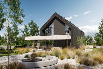  Projekt domu HomeKoncept 134 (KRX1284) - projekt domu parterowego z poddaszem - Zdjęcie 3