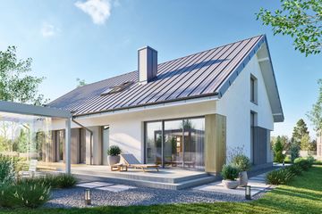  Projekt domu Domena 128 C1 (WRW1407) - projekt domu parterowego - Zdjęcie 2