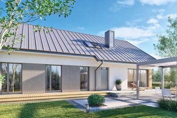  Projekt domu Domena 128 C1 (WRW1407) - projekt domu parterowego - Zdjęcie 4