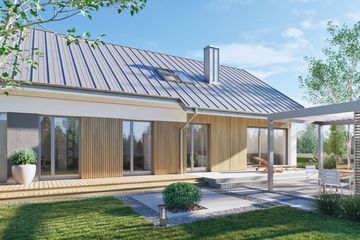  Projekt domu Domena 118 C1 (WRW1405) - projekt domu parterowego - Zdjęcie 3