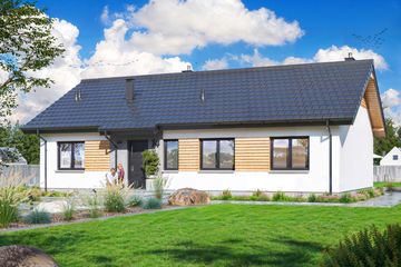  Projekt domu Tracja 14 (WOE1211) - projekt domu parterowego - Zdjęcie 4