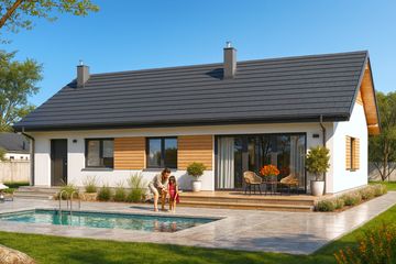  Projekt domu Tracja 14 (WOE1211) - projekt domu parterowego - Zdjęcie 7