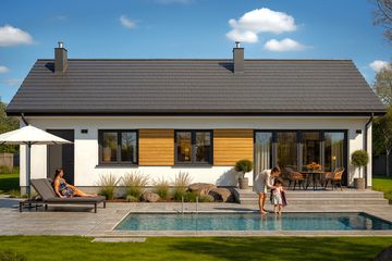  Projekt domu Tracja 14 (WOE1211) - projekt domu parterowego - Zdjęcie 8