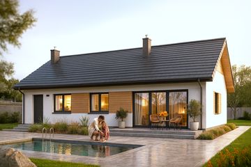  Projekt domu Tracja 14 (WOE1211) - projekt domu parterowego - Zdjęcie 5