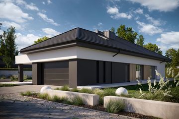  Projekt domu NewHouse 761 w2 (KRZ1131) - projekt domu parterowego - Zdjęcie 10