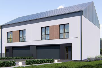  Projekt domu uA406v1 (WCB1615) - projekt domu z pełnym piętrem - Zdjęcie 1