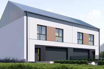  Projekt domu uA406v1 (WCB1615) - projekt domu z pełnym piętrem - Zdjęcie 2