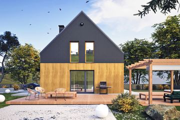  Projekt domu Hazi bez garażu [B] (WRF2482) - projekt domu parterowego z poddaszem - Zdjęcie 3