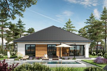  Projekt domu Adela Prima (1944) (KRD3078) - projekt domu parterowego - Zdjęcie 4