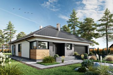  Projekt domu Adela Prima (1944) (KRD3078) - projekt domu parterowego - Zdjęcie 6