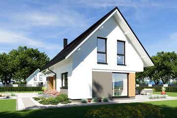  Projekt domu N49-G1 (KKG1038) - projekt domu parterowego z poddaszem - Zdjęcie 3