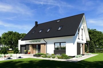  Projekt domu N49-G1 (KKG1038) - projekt domu parterowego z poddaszem - Zdjęcie 3