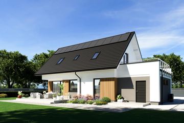  Projekt domu N49-G1 (KKG1038) - projekt domu parterowego z poddaszem - Zdjęcie 10