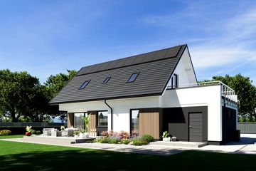  Projekt domu N49-G1 (KKG1038) - projekt domu parterowego z poddaszem - Zdjęcie 11