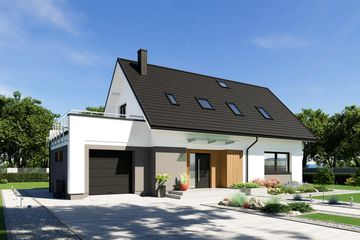  Projekt domu N49-G1 (KKG1038) - projekt domu parterowego z poddaszem - Zdjęcie 12