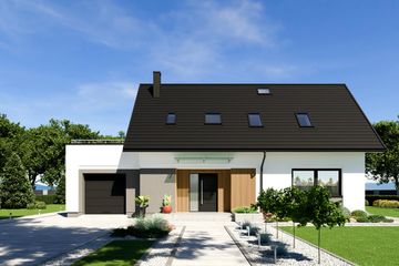  Projekt domu N49-G1 (KKG1038) - projekt domu parterowego z poddaszem - Zdjęcie 13