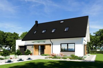  Projekt domu N49-G1 (KKG1038) - projekt domu parterowego z poddaszem - Zdjęcie 16