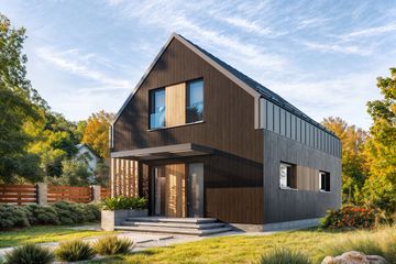  Projekt domu Zuza 2 drewniana (BSE1275) - projekt domu parterowego z poddaszem - Zdjęcie 3