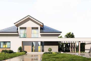  Projekt domu uA431 (WCB1616) - projekt domu parterowego z poddaszem - Zdjęcie 1