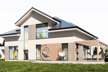  Projekt domu uA431 (WCB1616) - projekt domu parterowego z poddaszem - Zdjęcie 4