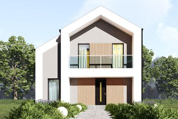  Projekt domu uA420 (WCB1614) - projekt domu z pełnym piętrem - Zdjęcie 1