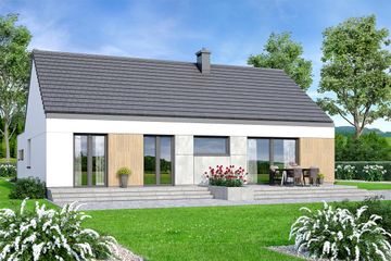  Projekt domu Mokka 18 modern (WOF1254) - projekt domu parterowego - Zdjęcie 4