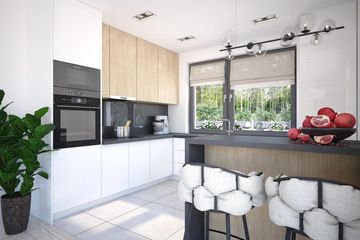  Projekt domu Mokka 18 modern (WOF1254) - projekt domu parterowego - Zdjęcie 9