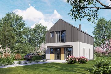  Projekt domu D425 (WAI1526) - projekt domu parterowego z poddaszem - Zdjęcie 1