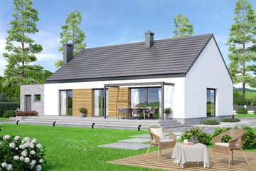  Projekt domu Mokka 20 modern plus 2 (WOF1255) - projekt domu parterowego - Zdjęcie 4