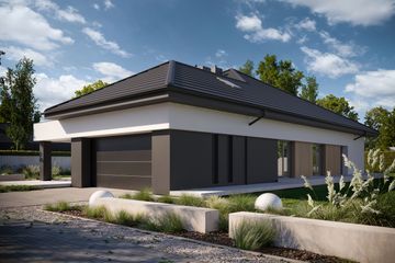  Projekt domu NewHouse 761 w3 (KRZ1132) - projekt domu parterowego - Zdjęcie 9