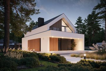  Projekt domu NewHouse 750 (KRZ1133) - projekt domu parterowego z poddaszem - Zdjęcie 2