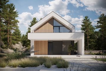  Projekt domu NewHouse 750 (KRZ1133) - projekt domu parterowego z poddaszem - Zdjęcie 3