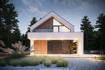  Projekt domu NewHouse 750 (KRZ1133) - projekt domu parterowego z poddaszem - Zdjęcie 4