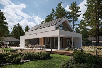  Projekt domu NewHouse 750 (KRZ1133) - projekt domu parterowego z poddaszem - Zdjęcie 7