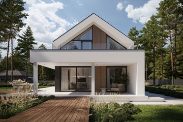  Projekt domu NewHouse 750 (KRZ1133) - projekt domu parterowego z poddaszem - Zdjęcie 11