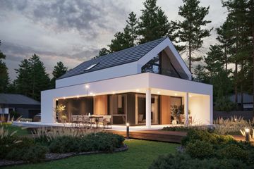  Projekt domu NewHouse 750 (KRZ1133) - projekt domu parterowego z poddaszem - Zdjęcie 17