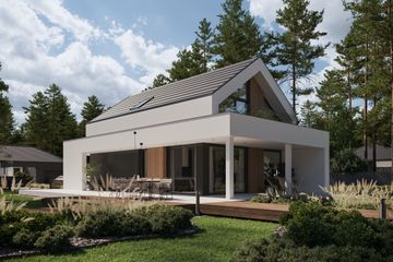  Projekt domu NewHouse 750 (KRZ1133) - projekt domu parterowego z poddaszem - Zdjęcie 18