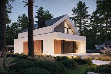  Projekt domu NewHouse 750 (KRZ1133) - projekt domu parterowego z poddaszem - Zdjęcie 19