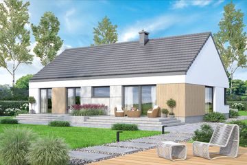  Projekt domu Mokka 18 modern plus (WOF1257) - projekt domu parterowego - Zdjęcie 3