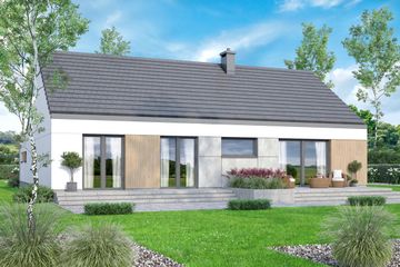  Projekt domu Mokka 18 modern plus (WOF1257) - projekt domu parterowego - Zdjęcie 4