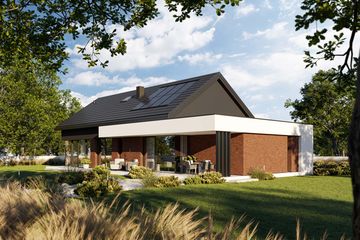  Projekt domu HomeKoncept 144 G1 (KRX1286) - projekt domu parterowego - Zdjęcie 10